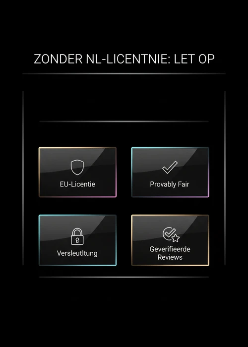 Crypto casino zonder NL-licentie in stat-tegels: EU-licentie, provably fair, versleuteling en geverifieerde reviews.