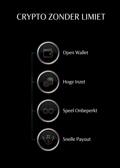 Crypto casino zonder limiet als processtroom: open wallet, hoge inzet, speel onbeperkt en snelle payout.